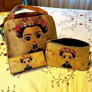 Frida Kahlo - Mexican Textile - 3 part bundle